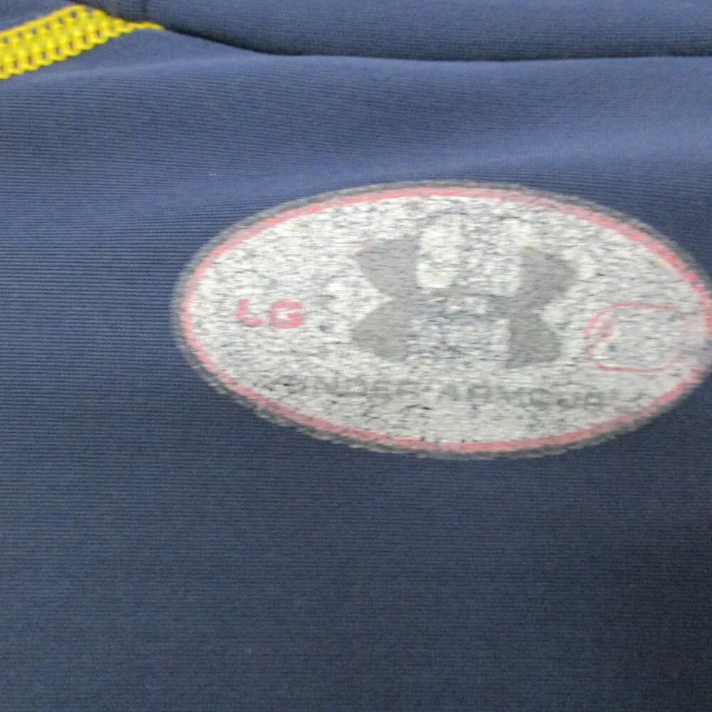 Under Armour Activewear‎ T-Shirt Blue & Yellow Youth Size | L